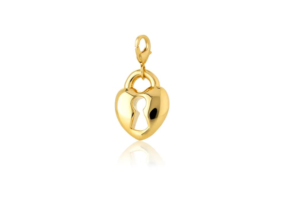 Aqua Charms – Zlatni privezak „Ključ ljubavi“